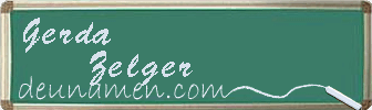 Gerda Zelger Visitenkarte